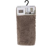 Tendance Badmat microfiber - hoogpolig - zwart - 50x80 cm - absorberend - badkamer - antislip - zacht Gray