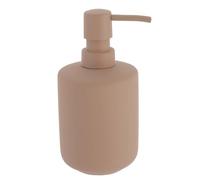 Tendance - Dosificador de jabón gres Efecto Caucho 400 ml - Cappuccino
