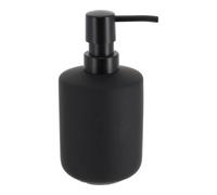 Tendance - Dosificador de jabón gres Efecto Goma 400 ml - Negro