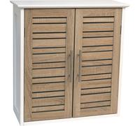 Tendance - Mueble de Baño Armario para Pared Miami / Stockholm Armario 2 Puertas y 1 Estante de Madera Para Cuarto de Baño Almacenaje Miami