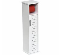 Tendance - Mueble Reserva Y Portarollos Papel 1 Puerta + Estante Interior, Mueble de Baño para Almacenaje papel higienico SANTORIN