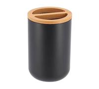 Tendance - Portacepillos de Dientes de bambú PS - bambú Negro