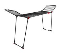 Tendedero con alas Infinity Flex extensible (Longitud cuerda de tender: 30 m, L x An x Al: 304 x 56 x 128 cm, Negro)