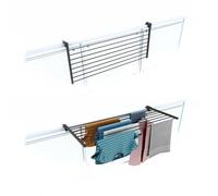 Tendedero de balcón plegable, Tendedero para Barandilla Exterior Resistente