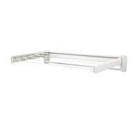 Leifheit Tendedero de pared extraíble Telegant 36 Protect Plus 3,6 m Blanco con toallero (83201)