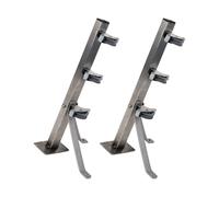 Tendedero Fijo de Pared Cofan con Forma de Escuadra de Dos Piezas | Incluye 3 Poleas | Acero Inoxidable AISI 304 | Medidas 36,5 X 9,5 Cm