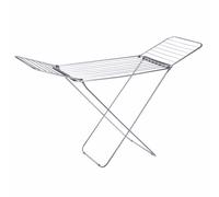 Tendedero Plegable con Alas Jata HTEN2375. Superficie de Tendido de 20 M. De Aluminio. Sistema de Bloqueo de Alas. Plegable y Antideslizante. para Interior y Exterior. 55 x 130 x 3,5 cm