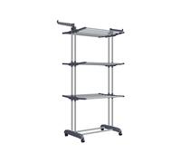 Tendedero Plegable de 4 Niveles Gris