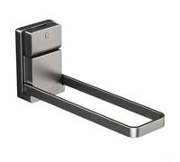 Tendedero plegable en forma de U con sistema de ventosa para uso en interiores, diseño de ahorro de espacio, plástico fuerte y acero inoxidable, se adhiere a azulejos (2 piezas)
