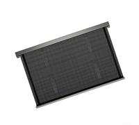 Tendedero plegable invisible para espacios interiores, ABS reforzado y aluminio grueso con ventosas, ganchos ajustables que ahorran espacio, negro o (gris)