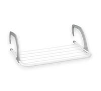 Tendedero Plegable para Balcón - Gris y Blanco - 3 metros de Tendido - Soporte para Tender Ropa - Ideal para Balcón & Radiador Dimensiones 50x34x15,5 - KARAWAN