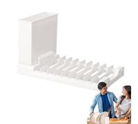 Tendedero plegable | Tendedero plegable | Organizador de cocina Soporte para platos secos | Almacenamiento multifuncional - Soporte para utensilios para el hogar
