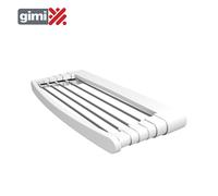 Gimi Tendedero de pared Telepack 70, 5 m tendido, resina blanco
