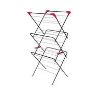Tendedero vertical con patas antideslizantes, tendedero estable de metal, tendedero de torre, ahorro de espacio