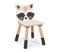Tender Leaf Toys - Silla Forest Raccoon - Muebles de madera para niños y niñas pequeños - Silla temática animal linda y resistente - A partir de 3 años