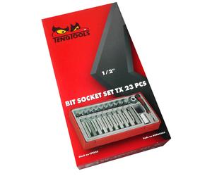 Teng Tools 68860105 Tx Vaso con Punta Set TTTX23 Hexagonal Destornillador 23pcs
