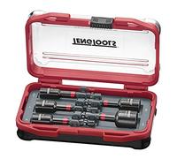 Teng Tools TBNSI5 - Juego de destornilladores de tuerca de impacto de 65 mm de largo, 1/4 pulgadas 7 8 10 13 mm