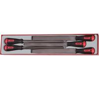 Teng Tools TTXF05: Juego de limas manuales de acero al carbono, 250 mm