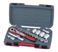 Teng Tools Juego de vasos T1221 1/2" bihexagonales 21 piezas