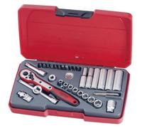 Tengtools T1435AF - Juego de vasos 1/4" de 35 piezas