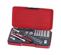 Tengtools T1436 - Juego de vasos 1/4" de 36 piezas