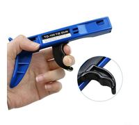 Tensor automático para bridas de nailon para bridas de cremallera, alicates ajustables de 2,4 a 4,8 mm, color azul