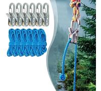 Tensor de bloqueo de leva con rodillo de cuerda, herramienta de apriete de cuerda y cuerda, herramienta de extracción de cables con cable de accesorios, funda de transporte, herramienta de amarre de