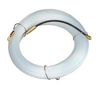 tensor de cables de poliamida de 4 mm de diámetro y 25 m de longitud, color blanco, ideal para sujeción y organización de cables.