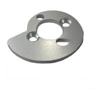 Tensor de motosierra eléctrica para sierras de 8, 10, 12, 16 pulgadas, herramienta tensora de cadena de aleación para un mantenimiento preciso de corte, color plateado (A)