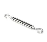 Tensores de Alambre Tensor Acero Inoxidable | Plata M4/M5/M6 (5 uds): Tensado de cuerdas for jardinería exterior(CC TYPE,M4)