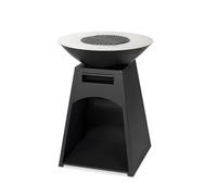 Tepro Parrilla de carbón plancha parrilla de columna Waco (60 x 80 cm) plata
