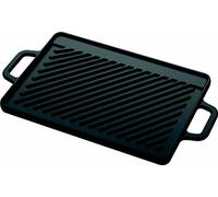 Tepro Placa Reversible Universal tamaño M de Hierro Fundido esmaltado con Superficie de Parrilla Lisa y estriada, Dimensiones Aprox. 36 x 20 x 1,5 cm