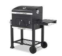 Tepro Toronto Click - Barbacoa de carbón, antracita y acero inoxidable