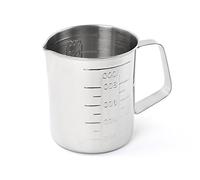 Teqler Jarra medidora de acero inoxidable 1 litro , ⌀ 10,5 cm x 13 cm de altura