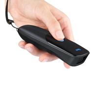 Tera 2D QR Mini escáner de código de Barras inalámbrico portátil 3 en 1 Compatible con Bluetooth y 2.4G inalámbrico y USB con Cable de Bolsillo de Mano pequeña Barcode Scanner 1300