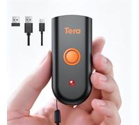 Tera Barcode Scanner 2D Portátil Inalámbrico: BT 2.4G USB Pocket 1200