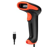 Tera CCD Escáner de Código de Barras 2500 Pixel USB 1D Lector de Código de Barras de Mano Escáner Código Barras Lineal Escaneo Rápido para Pantallas Tabletas Digitales Smartphone Plug and Play