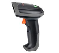 Tera Pro Escáner de código de Barras portátil de Mano Ultra Largo Lector de código de Barras láser 1D inalámbrico Compatible con Bluetooth y USB con Cable Escáner automático de Sensor, L0013B Naranja