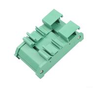 Terminal DB9-MG6 Plástico Verde 85x55mm para Montaje para en Raíl | Conectores rectos macho y hembra, instalación simple, sin para accesorios angulados, carril DIN