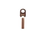 Terminal de cable de cobre DT-10 DT-16 DT-25 DT-35 DT-50 Bloque de empalme de crimpado Orificio de perno desnudo Tubo de punta Conector de cable LUG(Copper DT-50,5pcs)