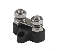 Terminal para batería para coche M8 Plástico 48V Terminal para | 80A capacidad, 48V para máximo, para positivo negativo claro, instalación rápida, base plástica duradera(Black)