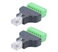 Terminal Red PVC Sin Soldadura para CCTV DVR(Male head) | Sin soldadura, instalación rápida, para ideal para CCTV, DVR, conexión estable, material PVC resistente