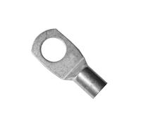 Terminal tubular de cobre para cable de 6mm y taladro de 6mm (bolsa 25