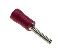 Terminales De Pinza, Paquete De 100 - Rojo, 6.35mm, 12A - Terminales Con Aislamiento De Vinilo Conectores De Cobre, Extremo De Cable
