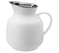 Termo aislante Amphora de Stelton para té, tetera con inserto de vidrio, termo, plástico, color blanco suave, 1 litro, modelo 222