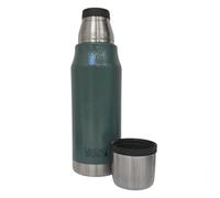 Termo compacto de 750 ml Slimline Yerba Mate - Termo de doble pared de acero inoxidable con tapón giratorio Gaucho Bruno