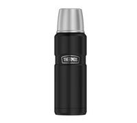 Termo de Acero Inoxidable de Thermos, Acero Inoxidable, Negro, 7,5 x 7,5 x 24,4 cm