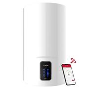 Ariston, Lydos Wifi - Termo Eléctrico 50 Litros Vertical, Calentador de Agua Eléctrico con ECO-EVO 47x45x55,3 cm, Calentadores para Instalación en España Rango F) Compatible con Alexa