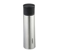 Relaxdays Termo para café de 500 ml con vaso negro,plata