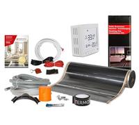 Termofol Calefacción por suelo radiante eléctrica, juego - alfombrilla calefactora con termostato H2 230 V - potencia de calefacción adicional 140 W/m² - superficie 24 m² - calefacción por suelo